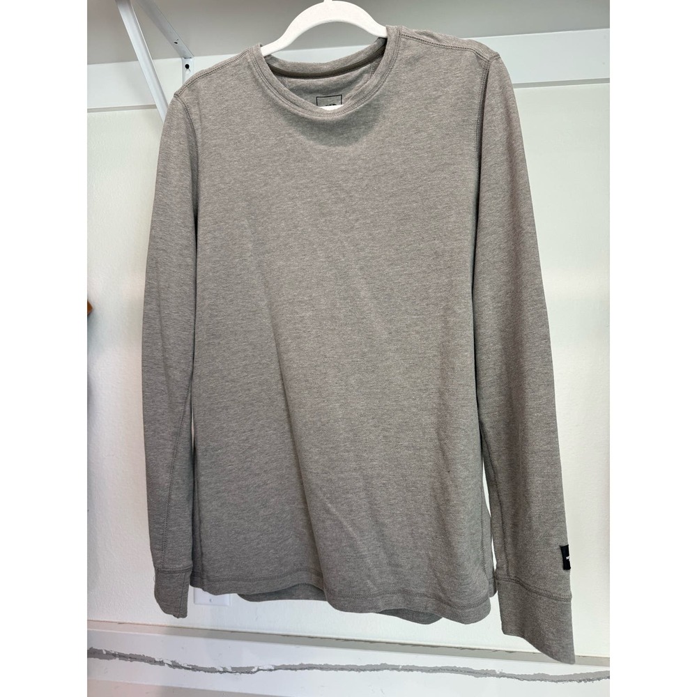 The‎ North Face Men's Long Sleeve T-Shirt Fleece Thick Feel Size Large Grey